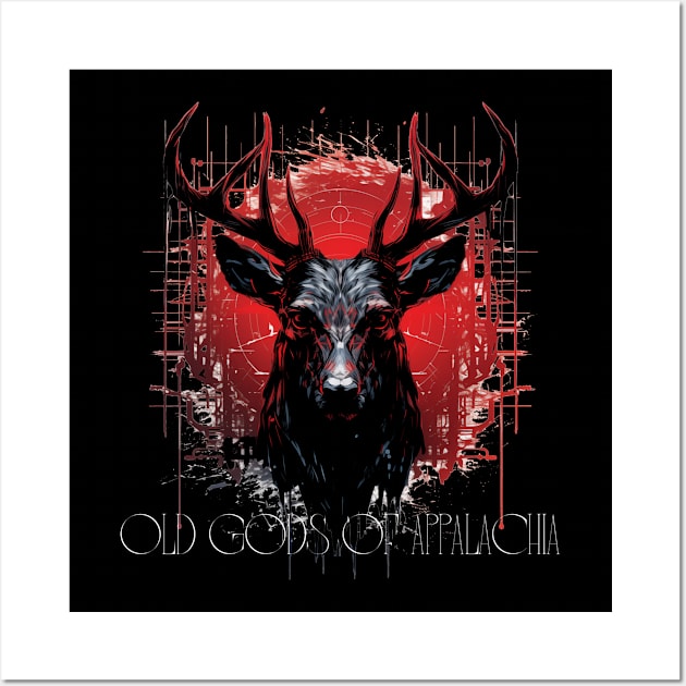 Deer Antler Print - Old Gods of Appalachia Wall Art by poppoplover